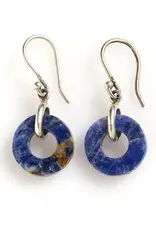 Serrv Peruvian Lapis Circle Earrings