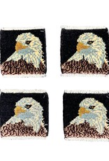 Bunyaad Pakistan Bald Eagle Mug Rug