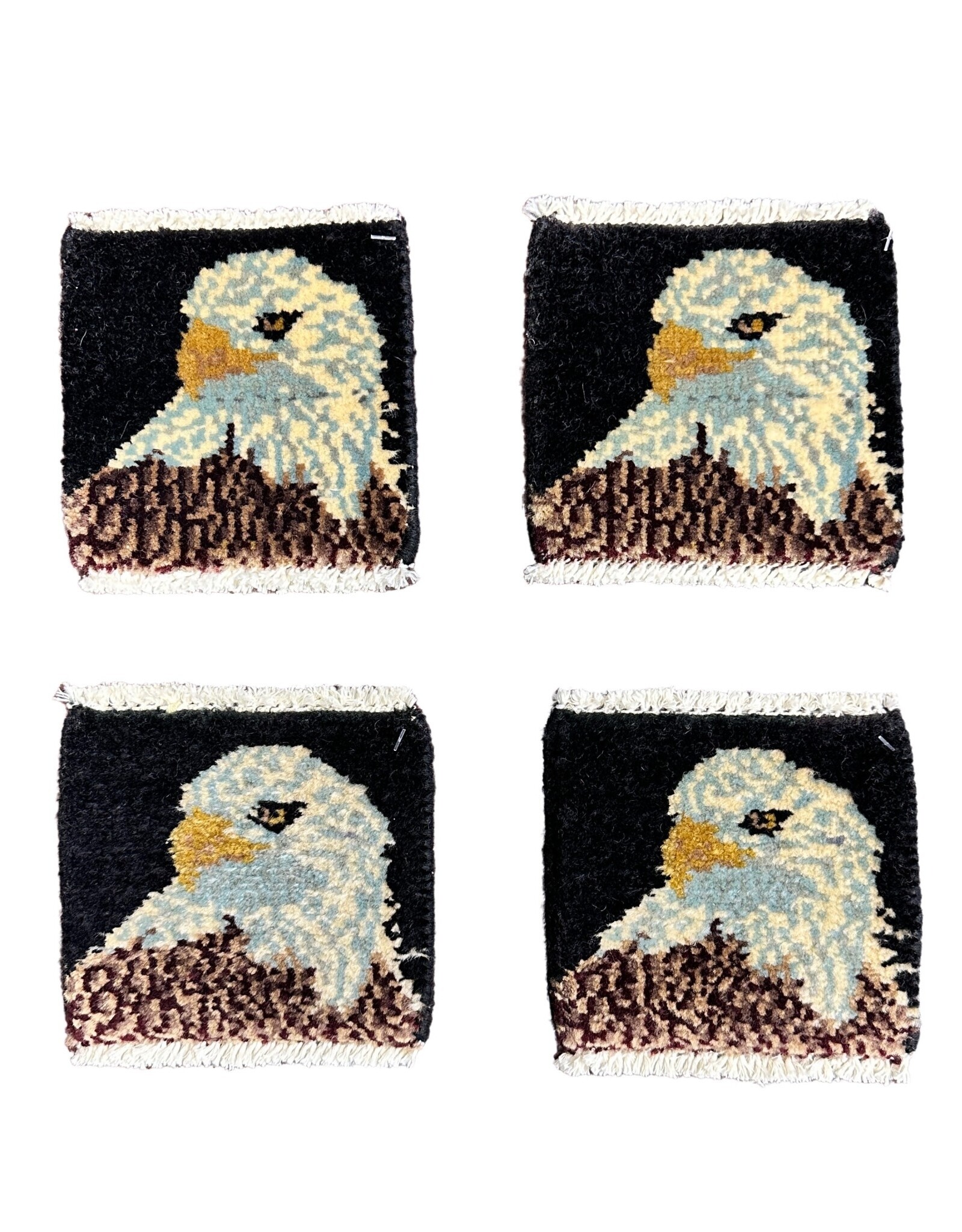 Bunyaad Pakistan Bald Eagle Mug Rug