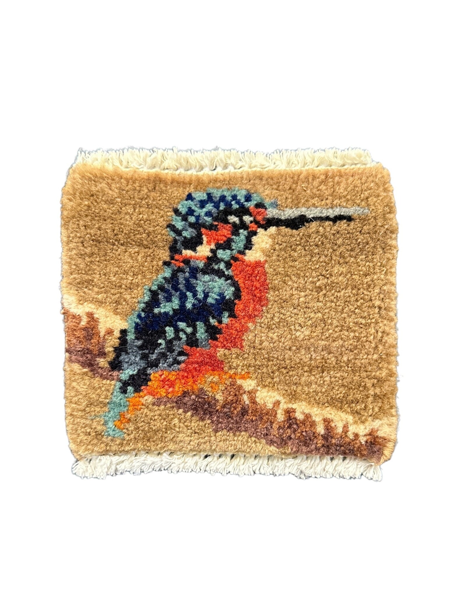 Bunyaad Pakistan Kingfisher Mug Rug