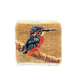 Bunyaad Pakistan Kingfisher Mug Rug