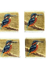 Bunyaad Pakistan Kingfisher Mug Rug