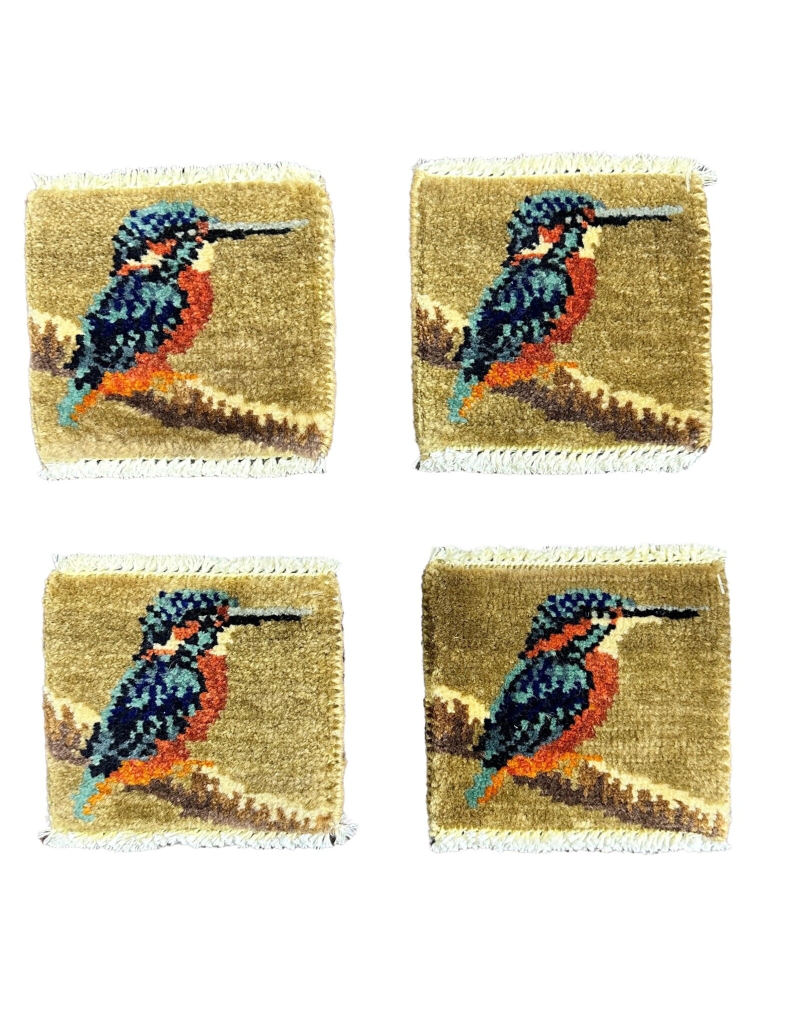 Bunyaad Pakistan Kingfisher Mug Rug