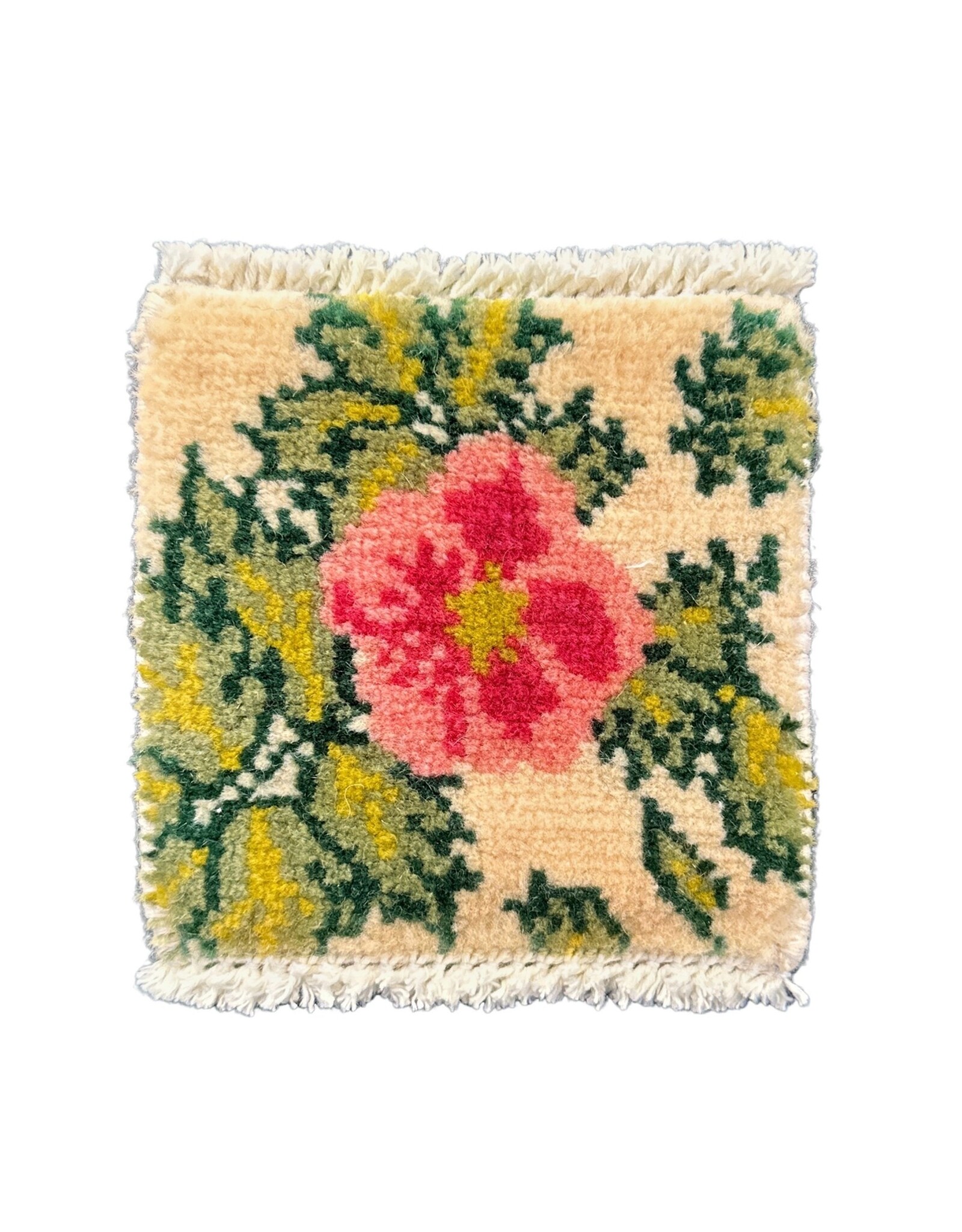 Bunyaad Pakistan Rose Mug Rug