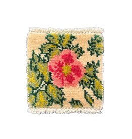 Bunyaad Pakistan Rose Mug Rug