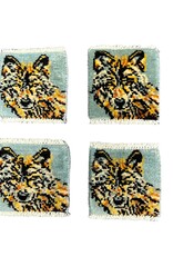 Bunyaad Pakistan Wolf Mug Rug Blue