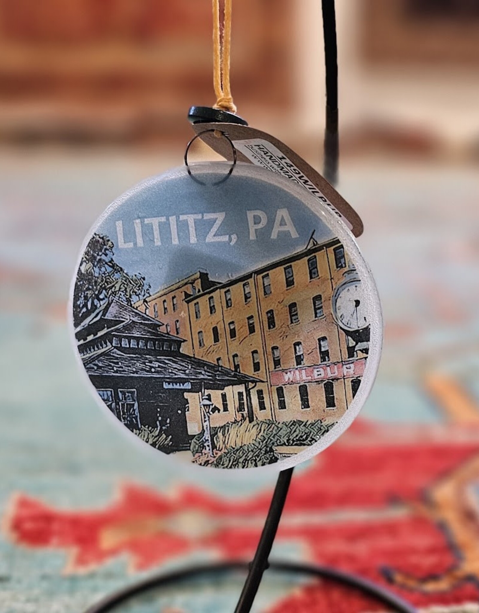 Pampeana Lititz Wilbur Ornament