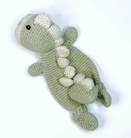 Pebble Dinosaur Lovey Plush Toy (Soft Teal)