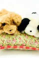 Blossom Inspirations Lying Doggie Alpaca Fur Toy - Assorted Colors