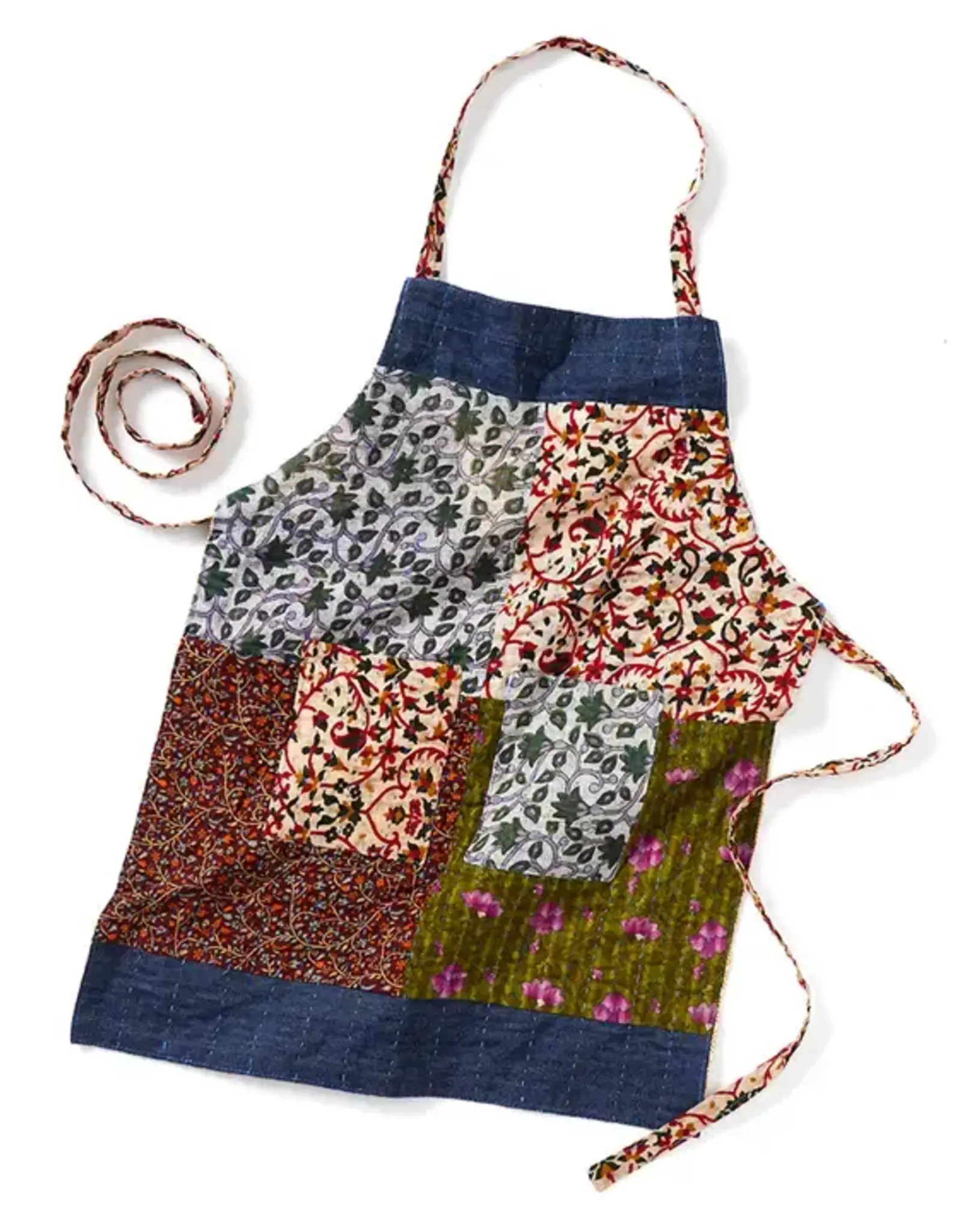 Serrv Little Cook's Upcycled Sari Denim Apron