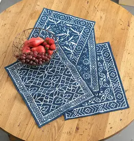 Serrv Indigo Dabu Block Print Placemats