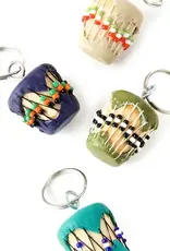 Swahili African Modern Assorted Colorful African Drum Keychains