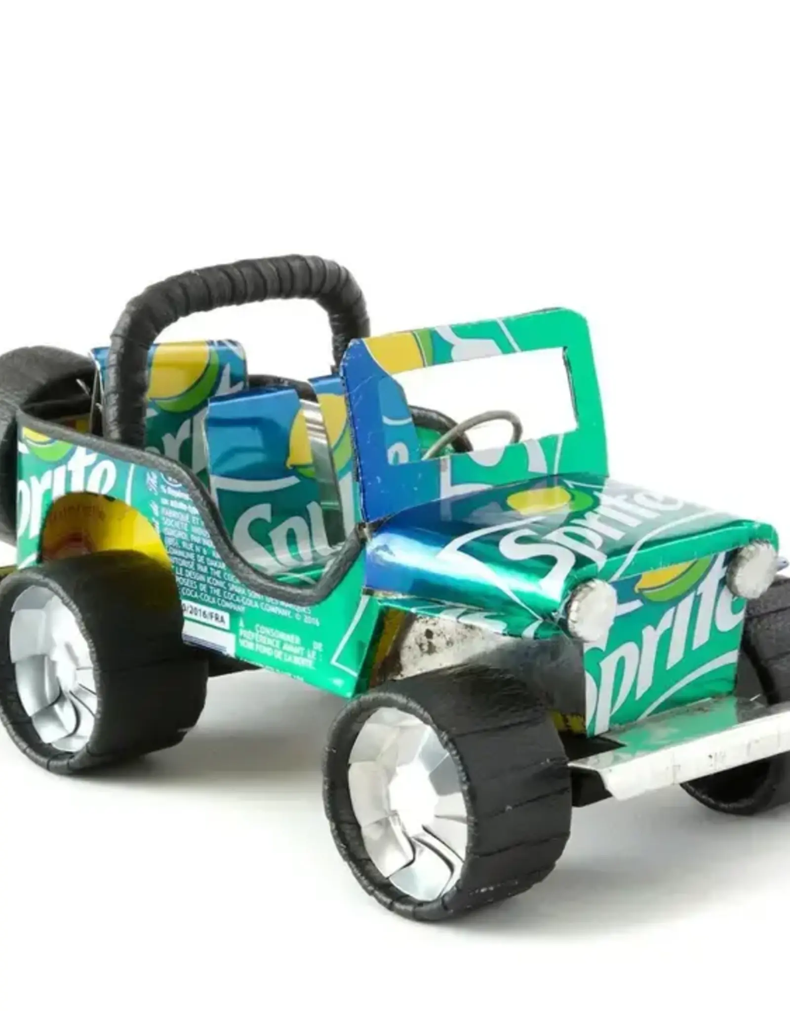 Swahili African Modern Recycled Pop Can Jeep
