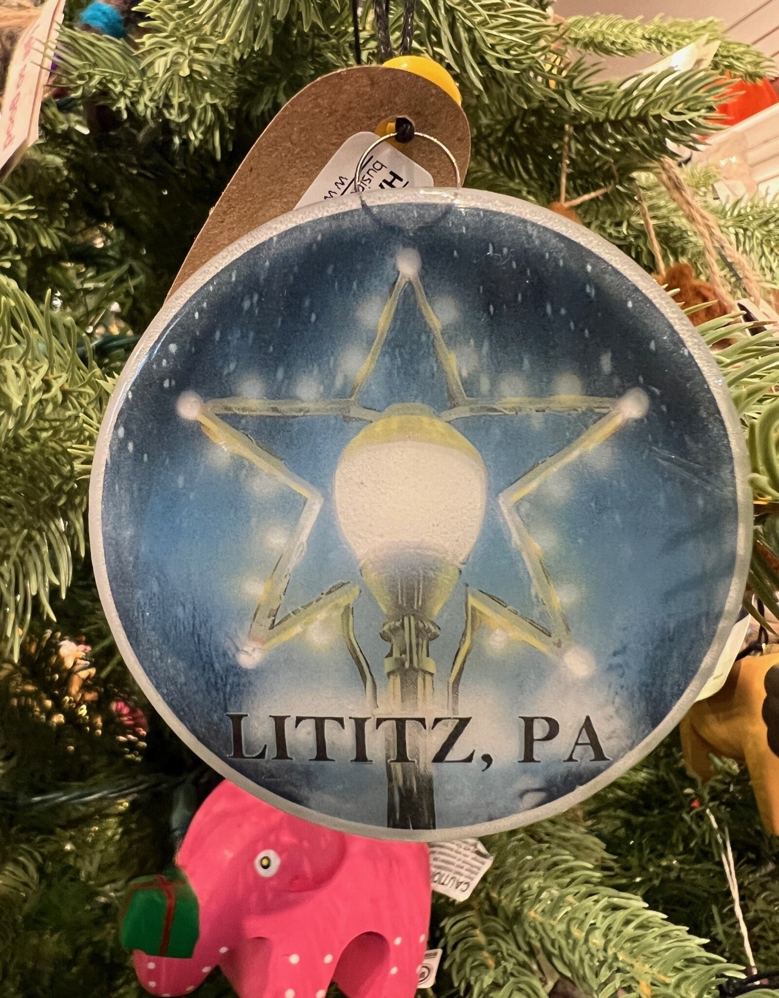 Pampeana Lititz Star Light Ornament