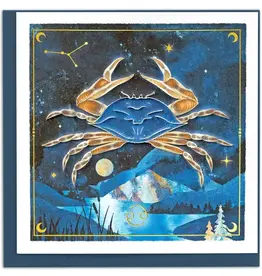 Quilling Card Quilled Cancer Zodiac Greeting Card