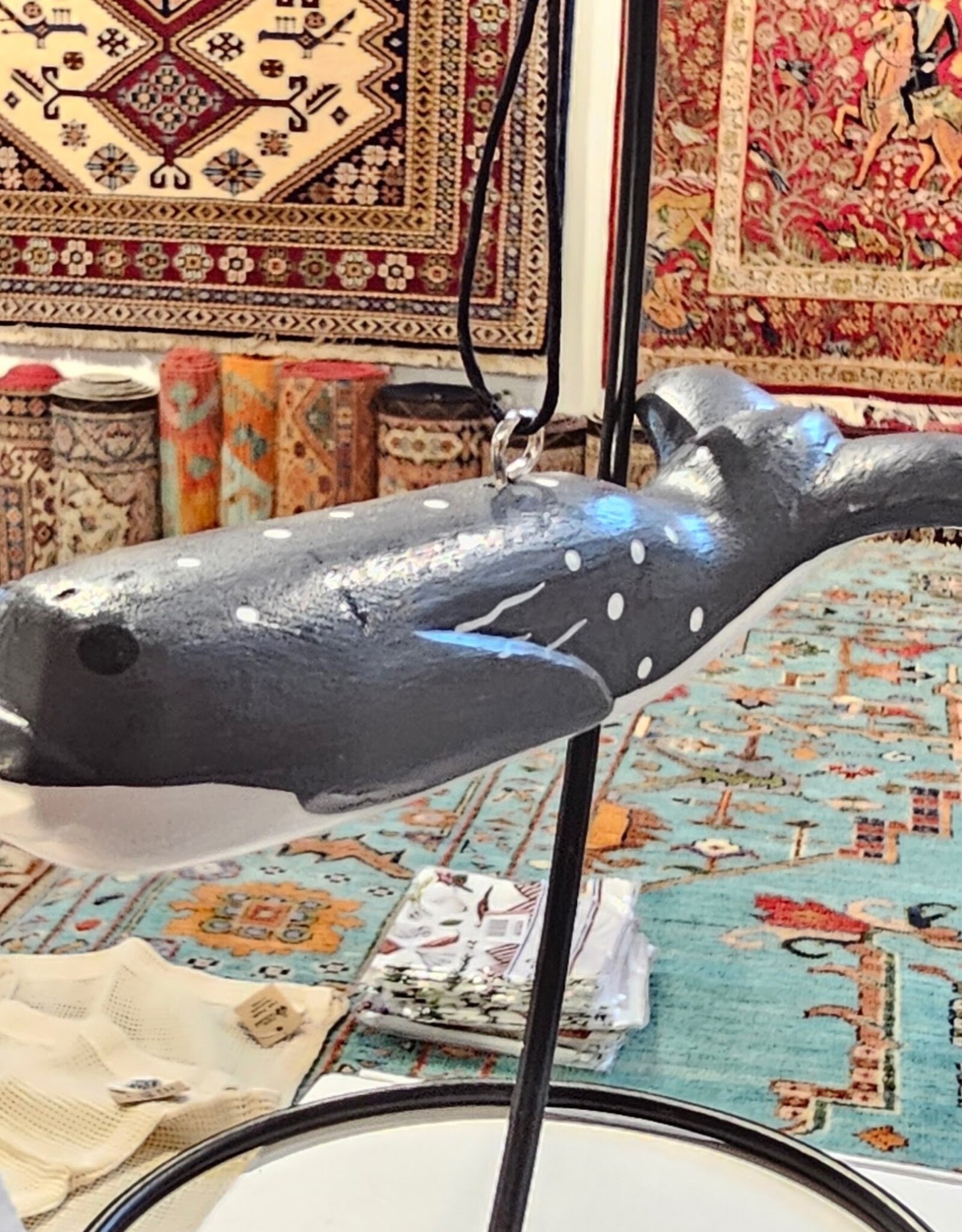 Women of the Cloud Forest Spotted Whale Balsa Ornament