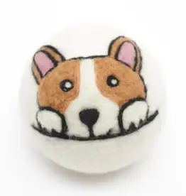 Ethical Global Corgi Dog Felt Dryer Ball