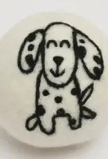 Ethical Global Spotted Dog Felt Dryer Ball