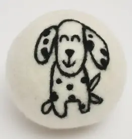 Ethical Global Spotted Dog Felt Dryer Ball