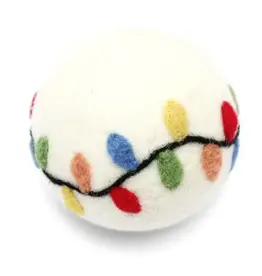 Ethical Global Holiday Lights Felt Dryer Ball