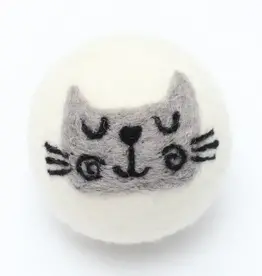 Ethical Global Gray Cat Felt Dryer Ball
