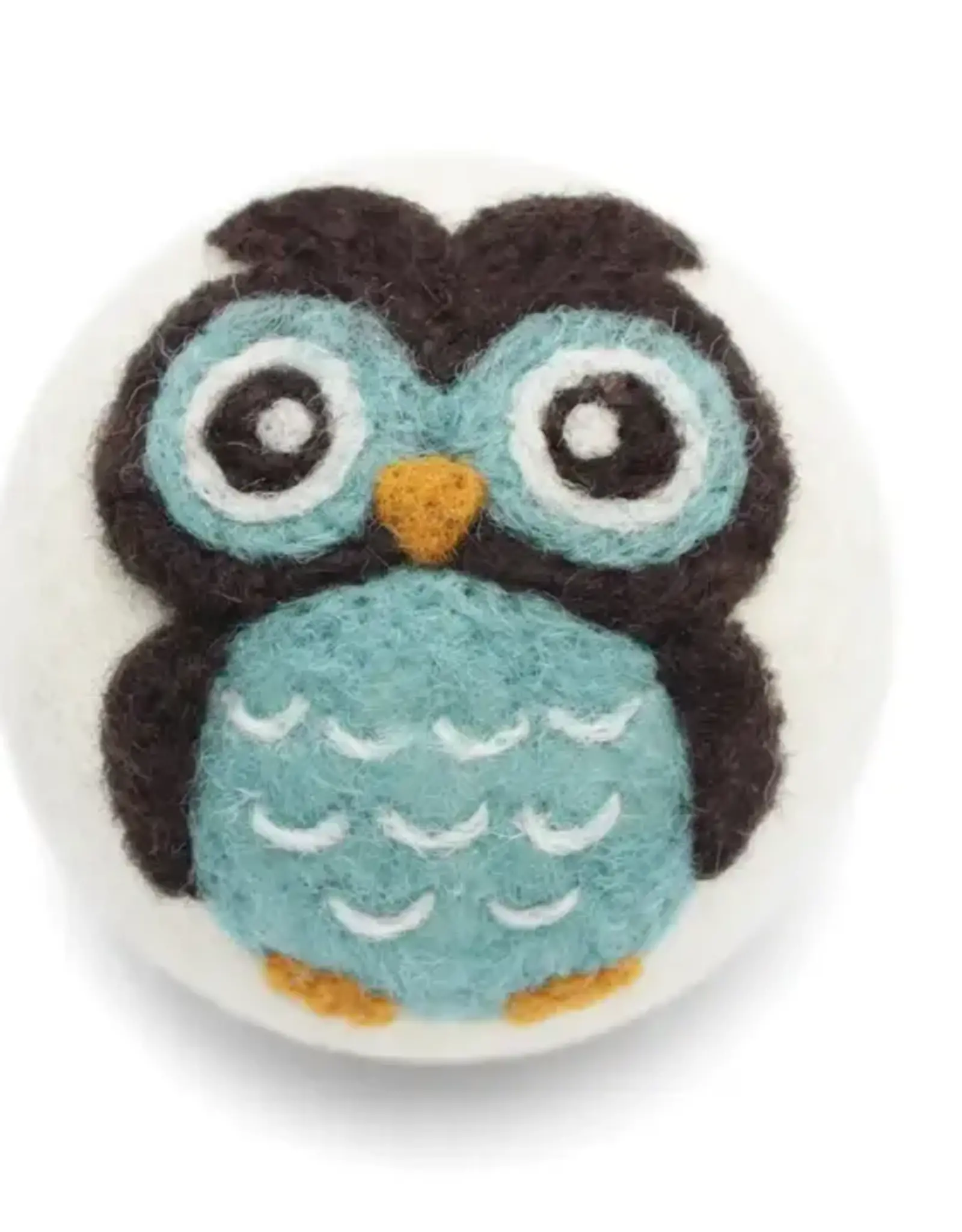 Ethical Global Blue Owl Felt Dryer Ball
