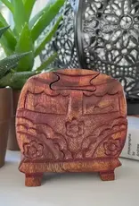 Global Crafts Sheesham Carved Camper Puzzle Box