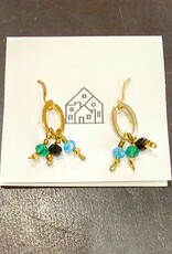 Ten Thousand Villages Canada Agate Rays earrings