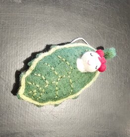 dZi Handmade Holly Forest Baby Felt Ornament