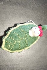 dZi Handmade Holly Forest Baby Felt Ornament
