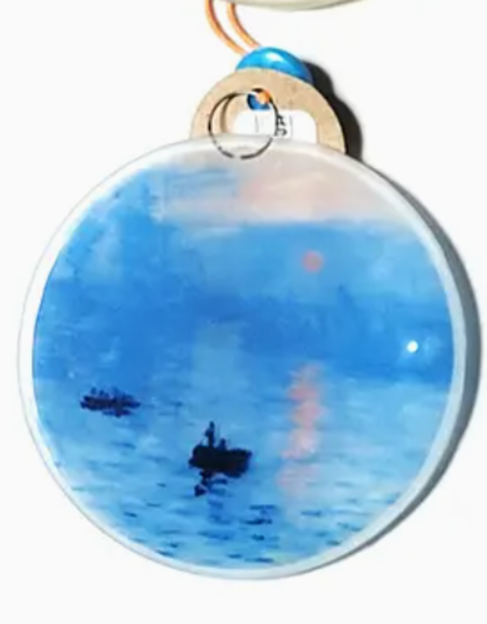 Pampeana Sunrise by Claude Monet Ornament