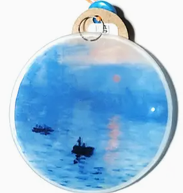 Pampeana Sunrise by Claude Monet Ornament