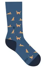 Conscious Step Socks that Save Dogs (Blue Golden Retrievers)