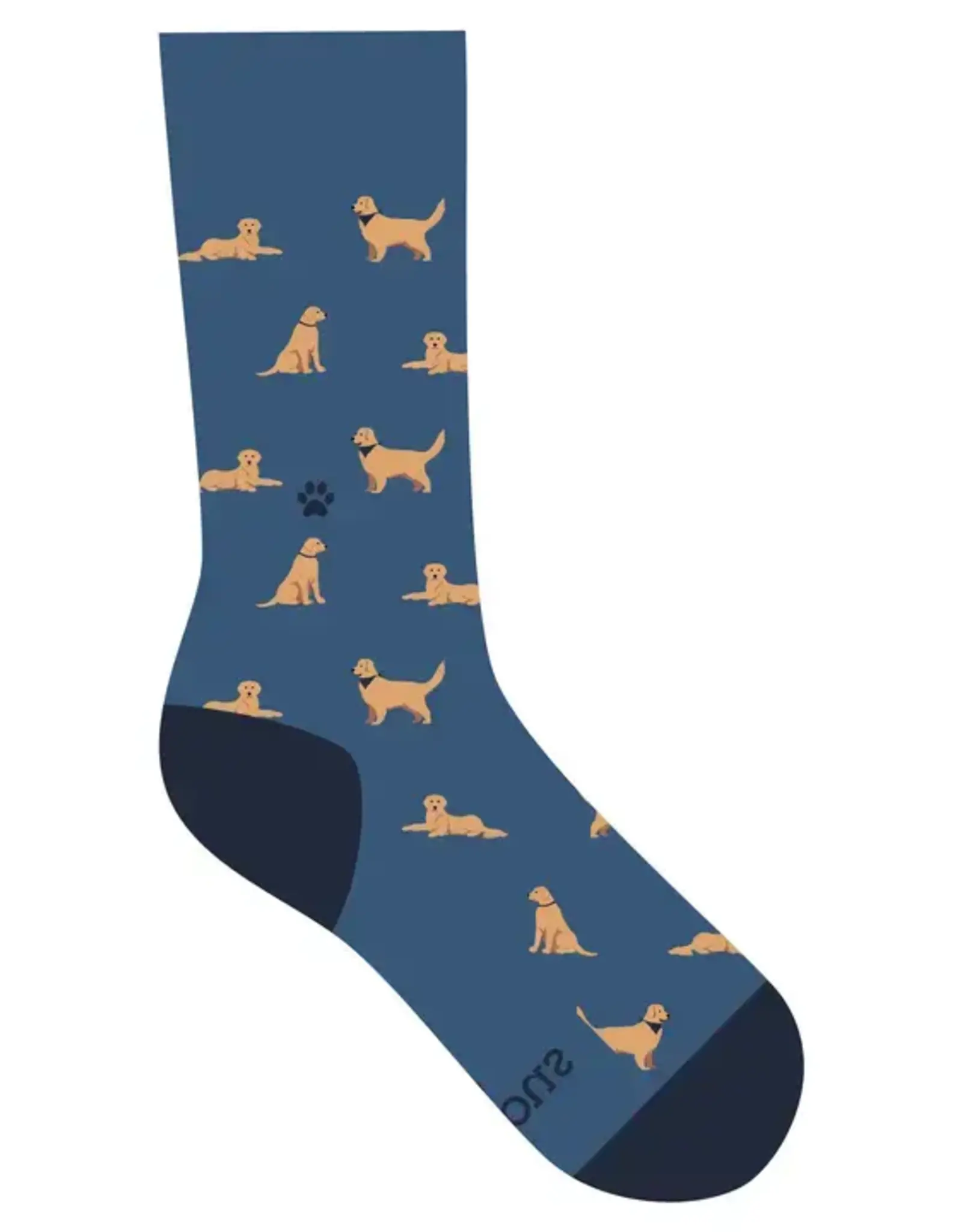 Conscious Step Socks that Save Dogs (Blue Golden Retrievers)