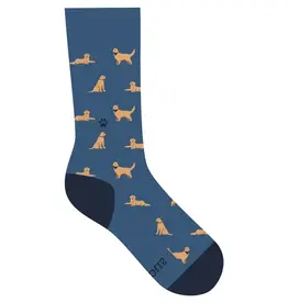 Conscious Step Socks that Save Dogs (Blue Golden Retrievers)
