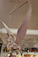 Tulia Artisans Unicorn Alicorn Flying Mobile - Large 32in wingspan