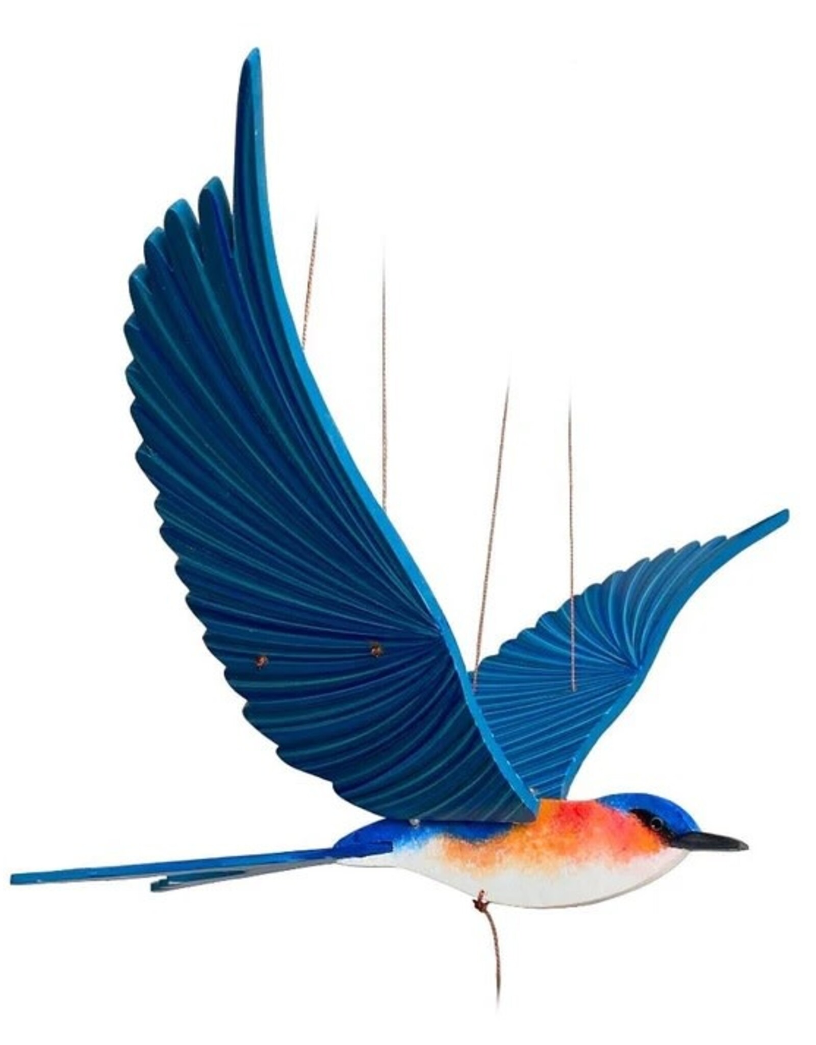 Tulia Artisans Barn Swallow Flying Bird Mobile
