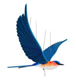 Tulia Artisans Barn Swallow Flying Bird Mobile