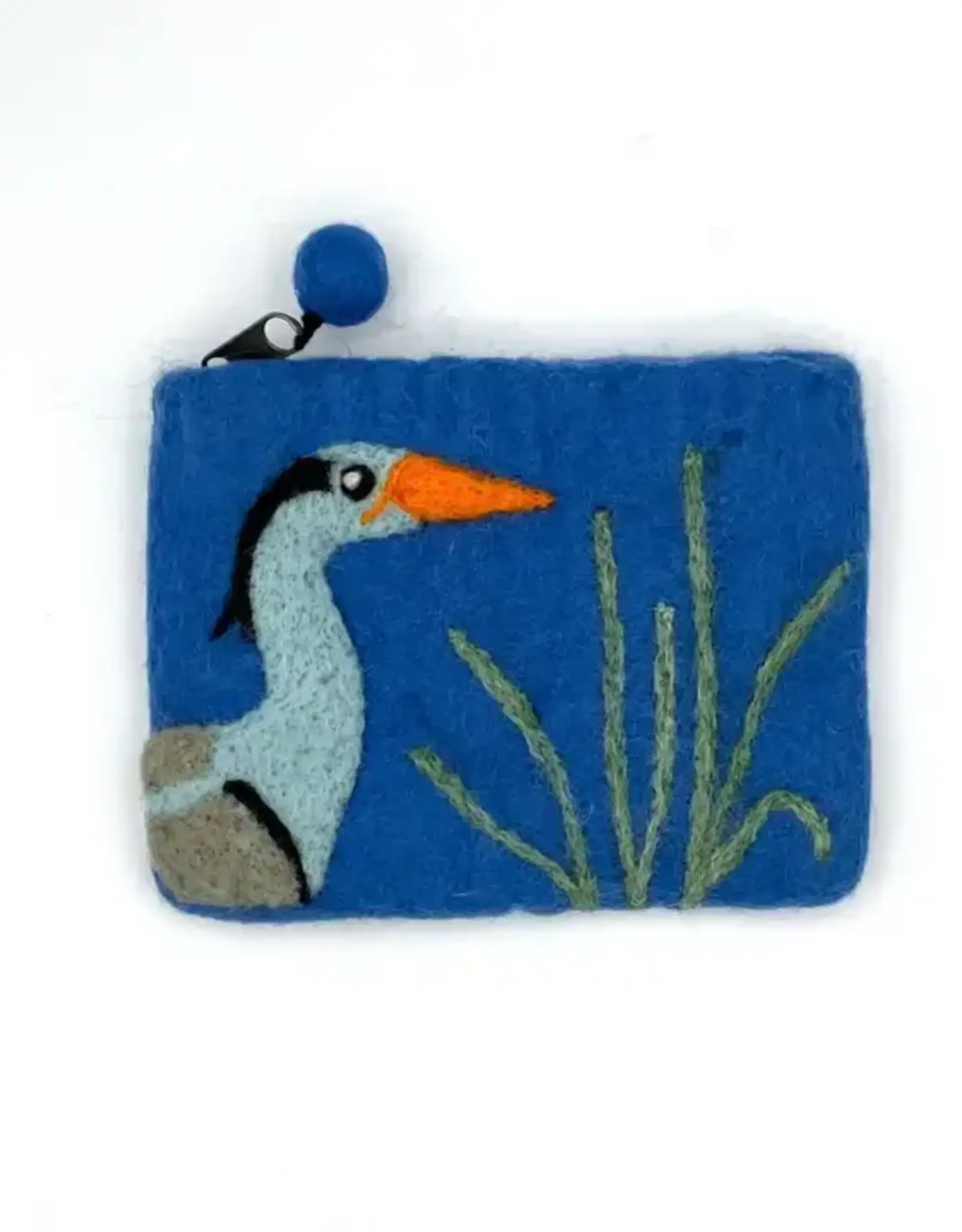 Women of the Cloud Forest Great Blue Heron Coin Purse