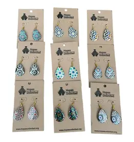 Hopes Unlimited Dewdrop Earrings (Small, Assorted)