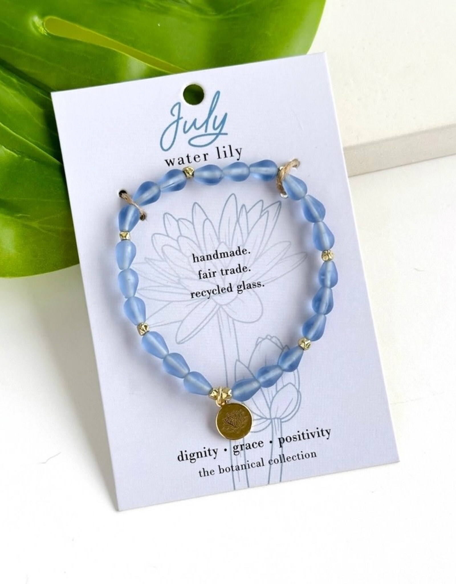 WorldFinds July • Birth Flower Bracelet
