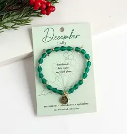 WorldFinds December • Birth Flower Bracelet
