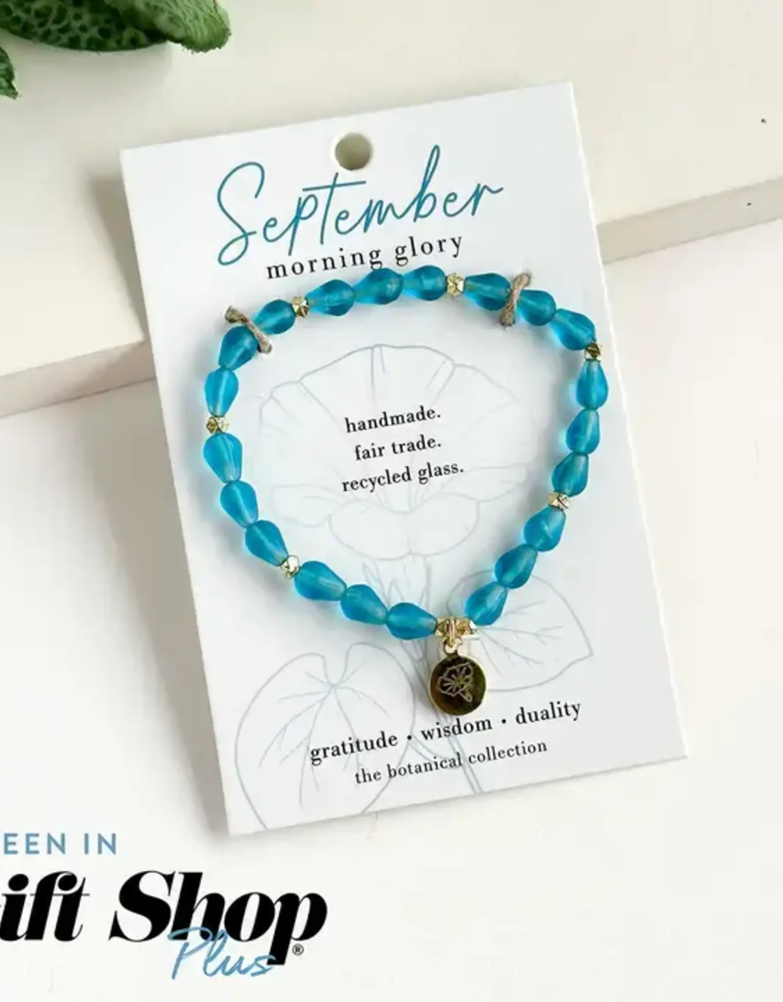 WorldFinds September • Birth Flower Bracelet