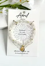WorldFinds April • Birth Flower Bracelet