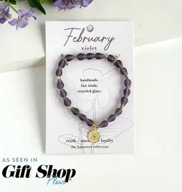 WorldFinds February • Birth Flower Bracelet