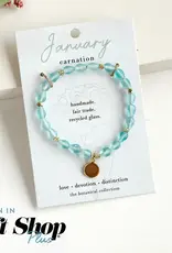 WorldFinds January • Birth Flower Bracelet