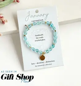 WorldFinds January • Birth Flower Bracelet