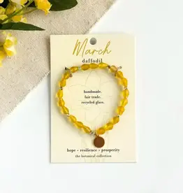 WorldFinds March • Birth Flower Bracelet