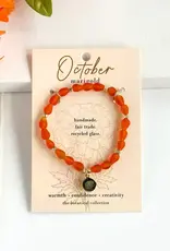 WorldFinds October • Birth Flower Bracelet