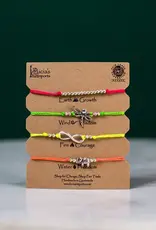 Lucia's Imports Freedom String Charm Bracelet Set
